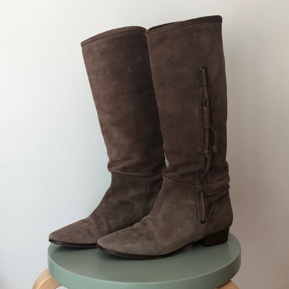 Vintage suede Kors boots by Michael Kors.